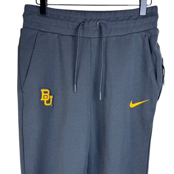 Nike Baylor Dark Gray Hoodie Zipper Jacket Jogger Sweatpants Matching Track Set - Picture 13 of 16